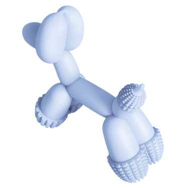 Balloon Dog Toy Blue - Apollo's Corner